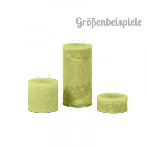 Dekocandle Kerze Super Candle Apple Green, schick, modern