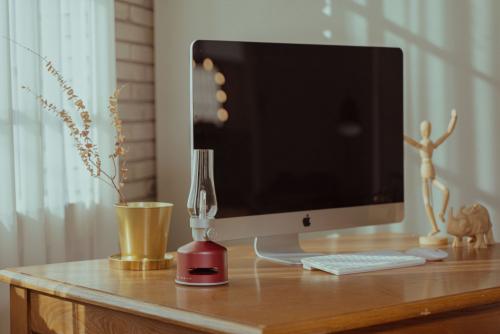 Preview: Laterne Led mit Bluetooth Lautsprecher MoriMori Lumi Wine