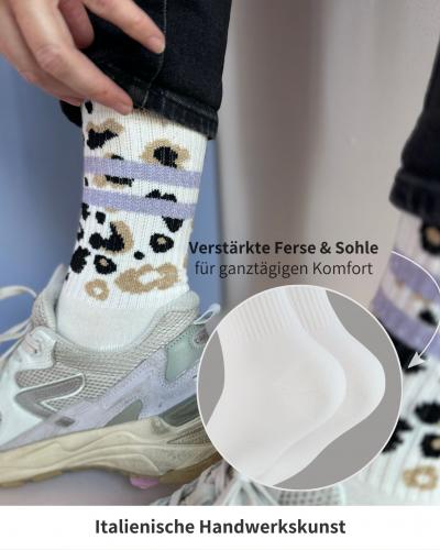 ooley Socken Leo allover Lilac