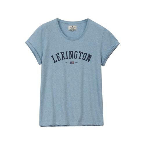 Lexington Vanessa Tee T-Shirt Light Blue Melange Vorne