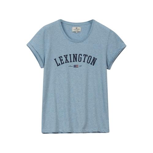 Lexington Vanessa Tee T-Shirt Light Blue Melange, schick, schoen