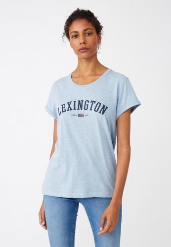 Lexington Vanessa Tee T-Shirt Light Blue Melange