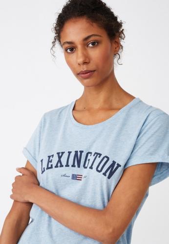 Lexington Vanessa Tee T-Shirt Light Blue Melange