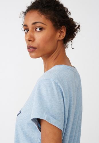 Lexington Vanessa Tee T-Shirt Light Blue Melange