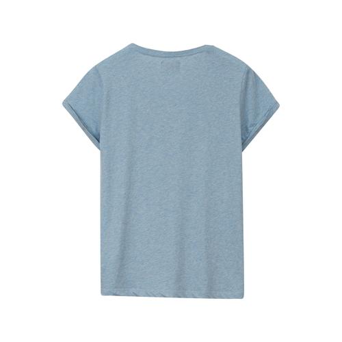 Preview: Lexington Vanessa Tee T-Shirt Light Blue Melange