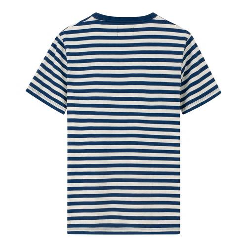 Lexington Bill Striped Tee T-Shirt Blue White Striped