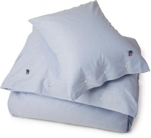 Lexington Bettbezug Pin Point Blue Duvet Schoen Schick Elegant