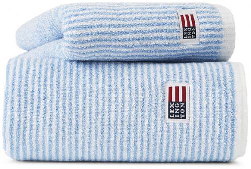 Lexington Handtuch Icons Original Towel White Blue Striped