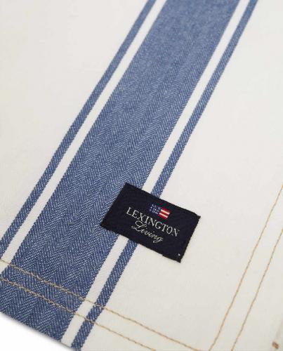 Lexington Tischdecke Icons Cotton Herringbone Striped Tablecloth