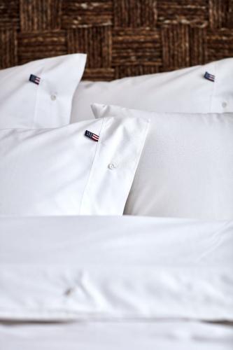 Preview: Lexington Bettbezug Icons Pin Point Beige White Duvet