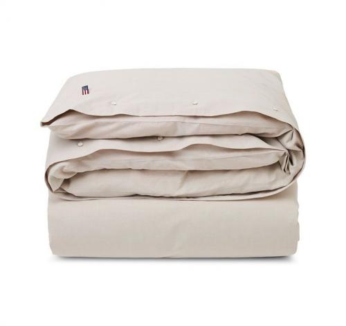 Lexington Bettbezug Pin Point Beige, super, weich, kuschelig