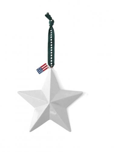 Preview: Lexington Metal Star White 12 x 12 cm