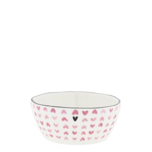 Bastion Collections Bowl Sauce White/Rose print 3er Set
