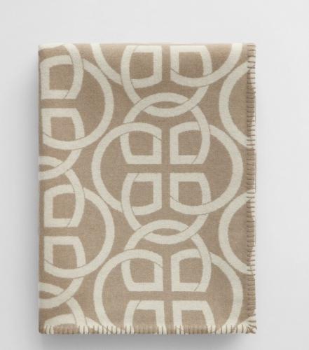 Gant Decke Monogram Decke aus Wolle
