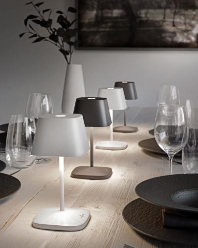 Preview: sompex Neapel 2.0 - Outdoorleuchte Aluminium Weiß, MOod