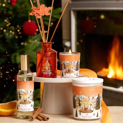 Preview: Collines de Provence Kerze, Collines de Provence Duftkerze, Kerze Zimt Orange, Duftkerze Zimt Orange, Zimtduft Kerze, Orangenduft Kerze