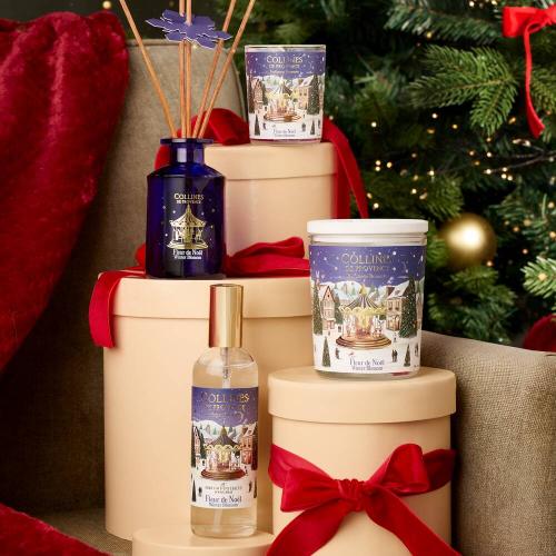Preview: Collines de Provence Geschenkset Raumspray und Kerze 75g Mandarine Feige