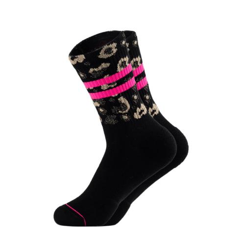 ooley Socken Leo allover OL Black mit Leopardenmuster in Schwarz