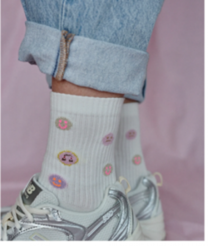 Preview: ooley, Socken, good vibes, happy, locker, bunt, positiv, modern, verspielt