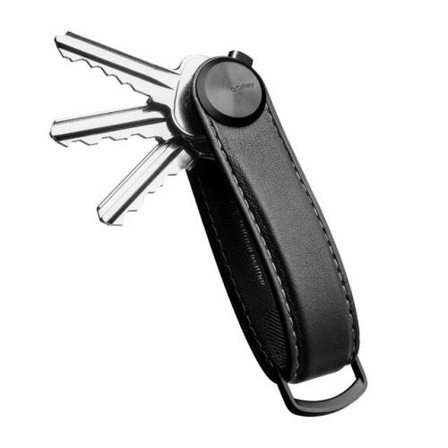 Orbitkey Schlüsselorganisator Pro Leather Blackout