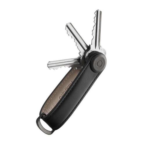 Orbitkey 2.0 Key Organizer Black Schlüssel ausgeklappt