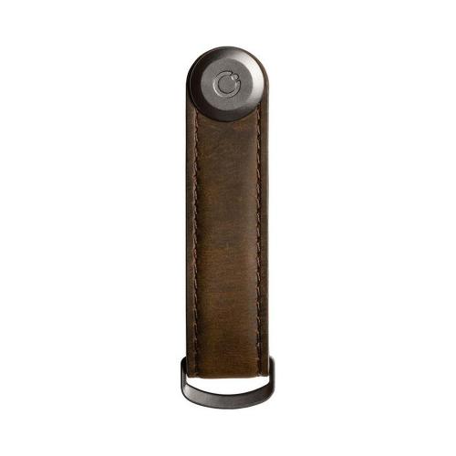 Preview: Orbitkey Key Organizer Crazy-Horse Oak Brown, Vorderansicht