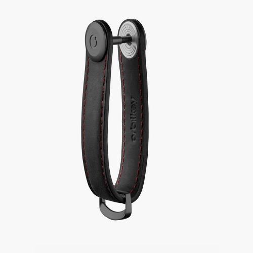 Preview: Orbitkey Schlüsselbund Organizer Autoschlüssel Leder schwarz