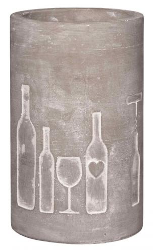 Räder Design PET Vino Beton Flaschenkühler - Flasche Schick Modern Schoen