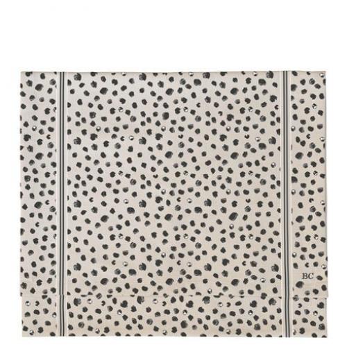 Bastion Collections Läufer Runner 50x160 cm Naturel Chambray/Happy Dots