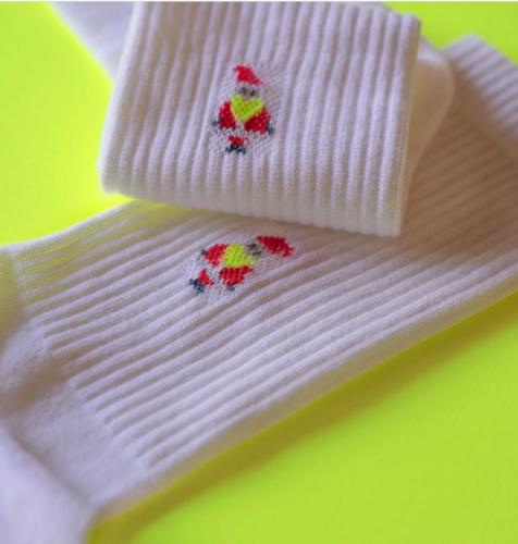Preview: ooley Socken Icon Neon Santa