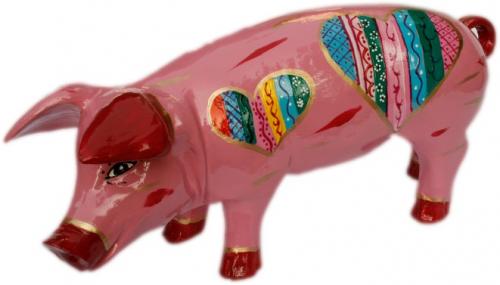 Schweinchen Julia, Rosa, Herzchen