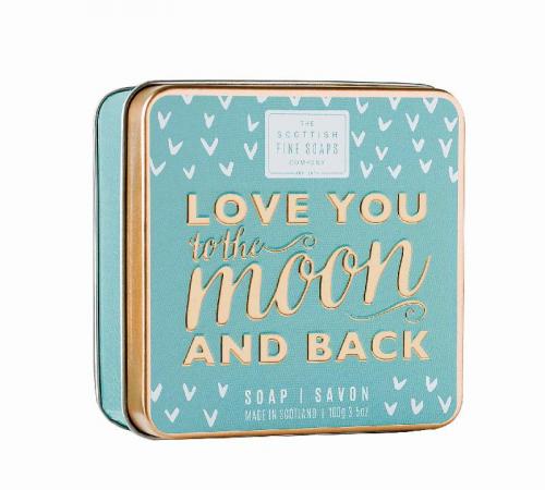 The Scottish Fine Soap Seife - Love You to the Moon and Back Soap in a Tin