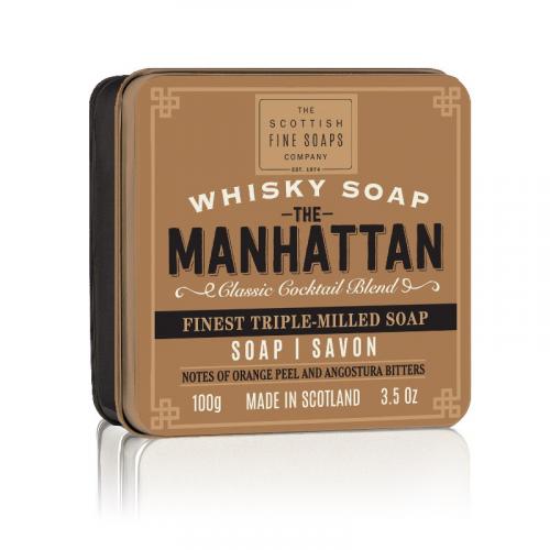The Scottish Fine Soap Seife - The Manhattan Soap in a Tin