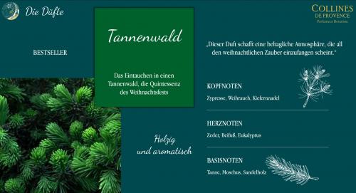 Collines de Provence Duftstäbchen 100ml Tannenwald