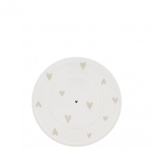 Teller, kleine Herzen, wunderschoen, Untertasse