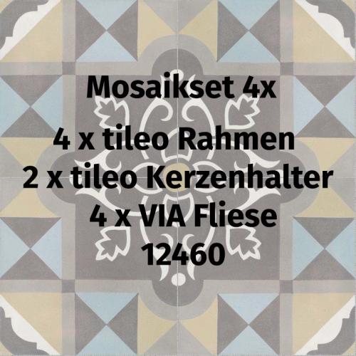 tileo Wanddekoration 12460 Mosaikset 4er, Set, Kombination