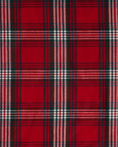 Gant Home Flannel Einzelbettdeckenbezug Ruby Red
