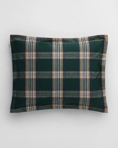 Gant Home Holiday Flannel Kissenbezug Tartan Green
