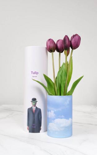 Tulip Magritte Edition Tulpenstrauß mit Duftsäckchen