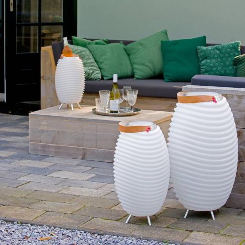 Kooduu S Bluetooth Musikbox Lampe Vase Sektkühler S50