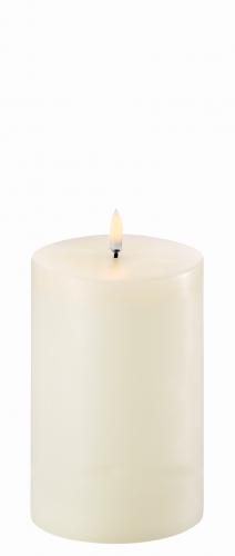 Uyuni LED Pillar Kerze Ivory, romantisch, Kerzenschein
