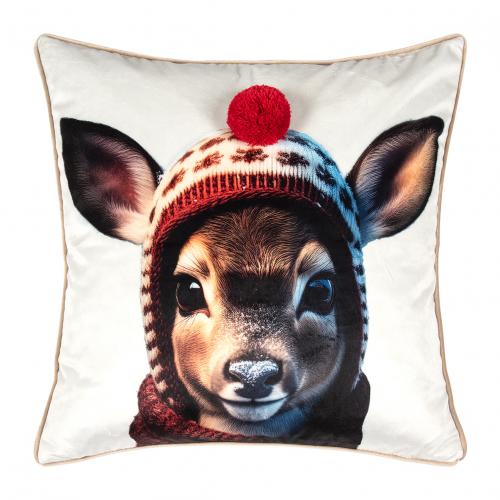 pad home Design Kissenhülle Winter Animal Bambi
