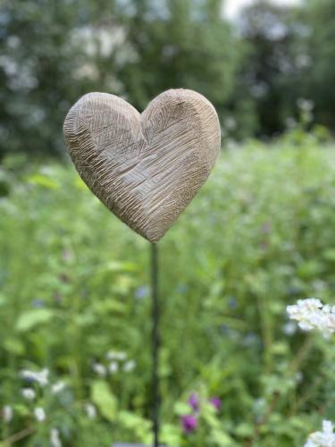 WMG Holz-Herz auf Fuß Natur