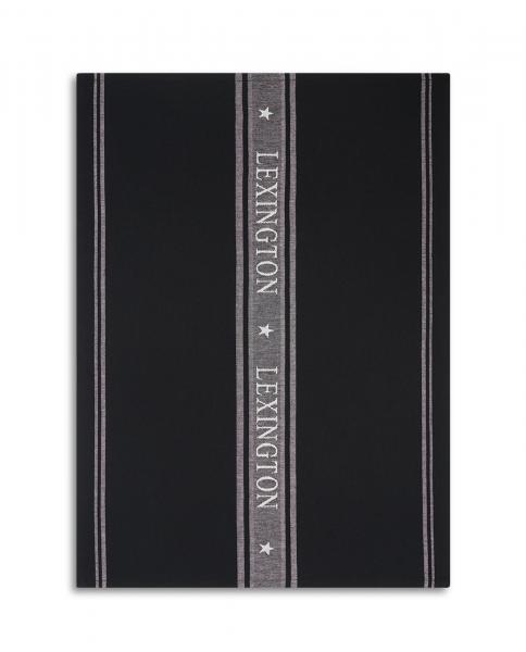 Lexington Küchentuch Icons Cotton Jacquard Star Black, White