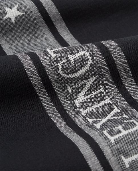 Lexington Küchentuch Icons Cotton Jacquard Star Black, White