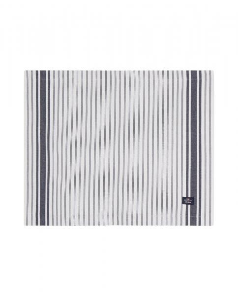 Lexington Icons Placemat Striped Organic Cotton Oxford Blue, White Lexington Icons Placemat Striped Organic Cotton Oxford Blue, White