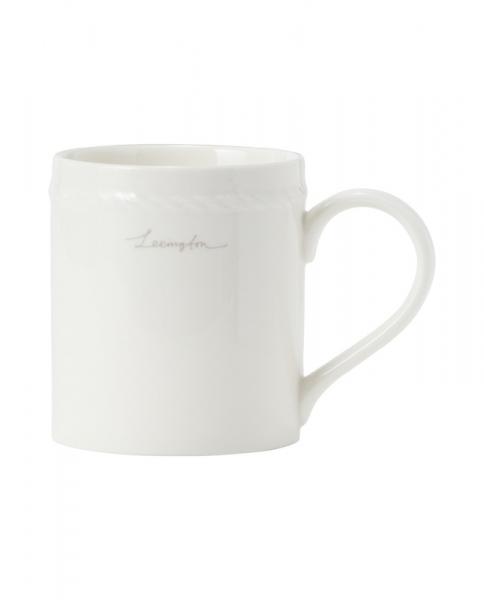 Lexington Porcelain Mug White Beige Lexington Porcelain Mug White Beige