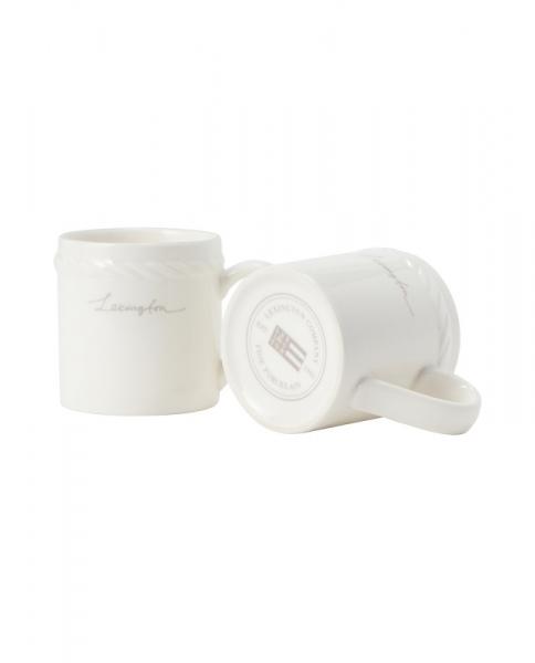 Lexington Porcelain Espresso Mug White Beige