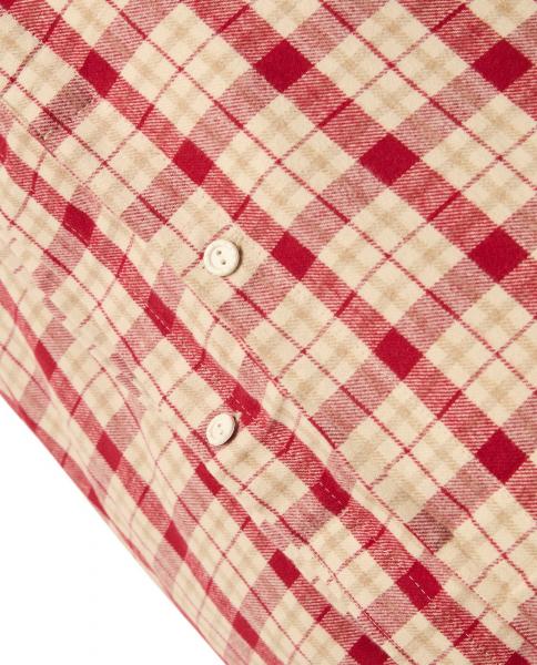Lexington Bettwäsche Checked Cotton Flannel Bed Set Red Beige Lexington Bettwäsche Checked Cotton Flannel Bed Set Red Beige
