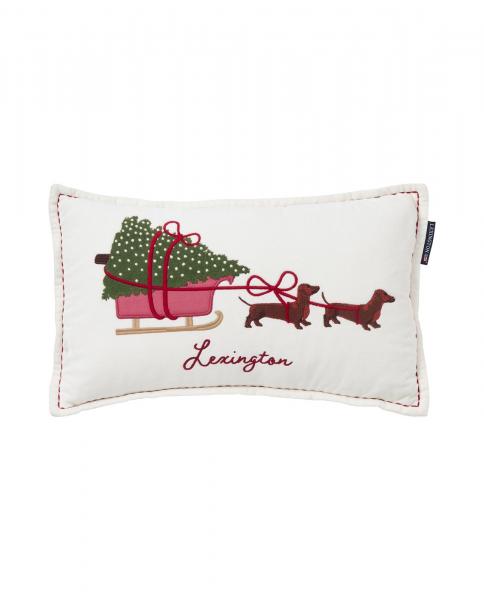 Lexington Kissenbezug Dog Sleigh Organic Cotton Velvet Lexington Kissenbezug Dog Sleigh Organic Cotton Velvet